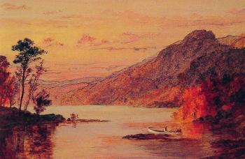 傑西裴 弗朗西斯 尅羅普賽 Lake Scene Catskill Mountains 傑西裴 弗朗西斯 尅羅普賽 Lake Scene Catskill Mountains